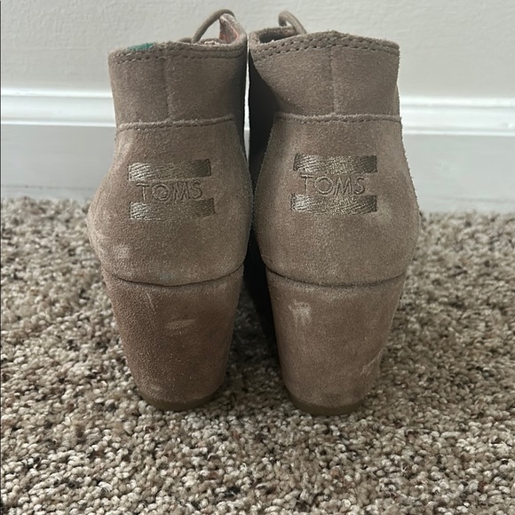 Toms suede heels - Picture 3 of 4